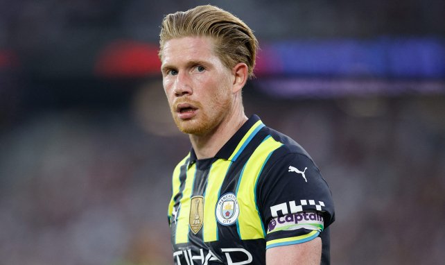 Kevin De Bruyne con el Manchester City