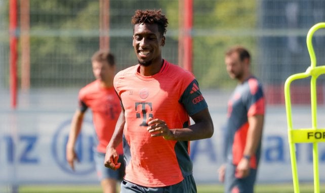 Kingsley Coman con el Bayern Múnich.