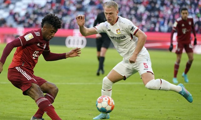 Kingsley Coman, en acción con el Bayern Múnich
