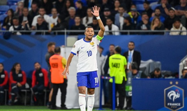 Kylian Mbappé con la Selección de Francia