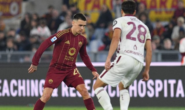 Enzo Le Fée con la AS Roma