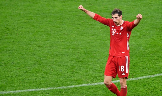 Leon Goretzka celebra un gol con el Bayern Múnich