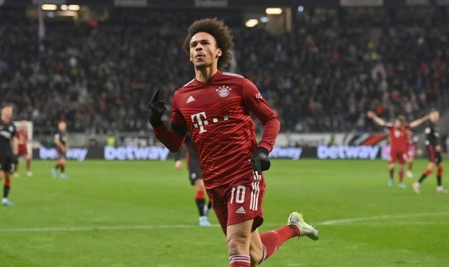 Leroy Sané con los colores del Bayern Múnich