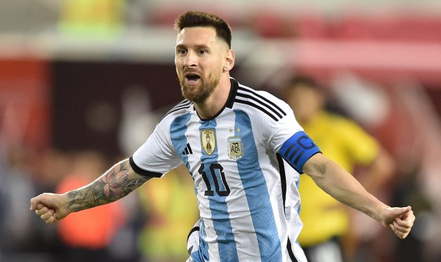 Los registros de Lionel Messi con Argentina en 2022