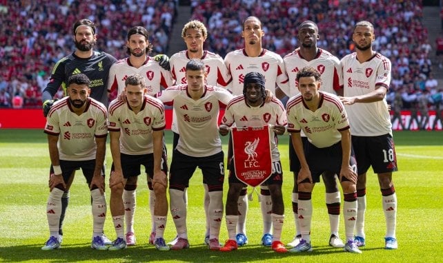 Un once del Liverpool.