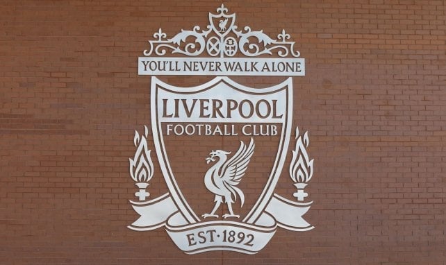 El escudo del Liverpool.
