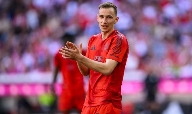 Lovro Zvonarek con el Bayern Múnich