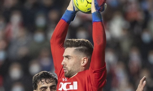 Luca Zidane en su etapa en el Rayo Vallecano