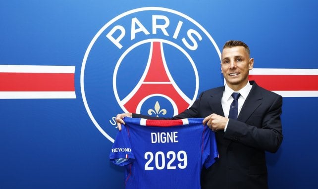 Lucas Digne se incorpora al PSG