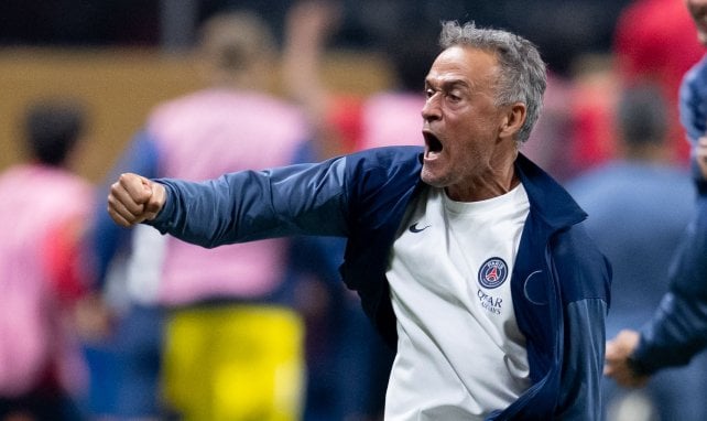 Luis Enrique emocionado