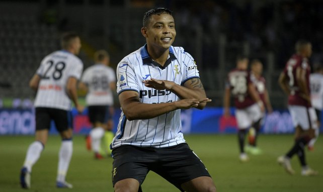 Luis Muriel con la Atalanta