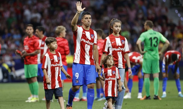 Luis Suárez se despide de la afición del Atlético de Madrid