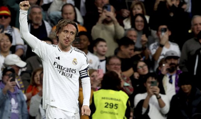 Luka Modric con el Real Madrid