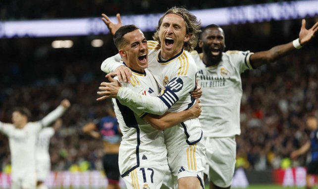 Luka Modric celebra su gol