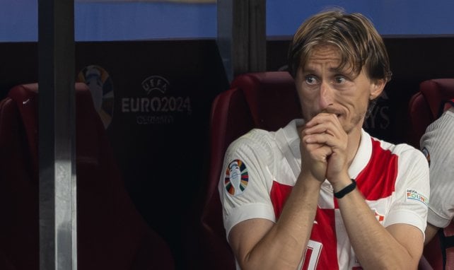 Luka Modric con Croacia