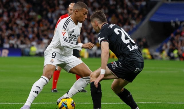 Kylian Mbappé con el Real Madrid