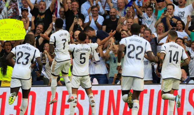 La alegría del Real Madrid con uno de los goles de Jude Bellingham