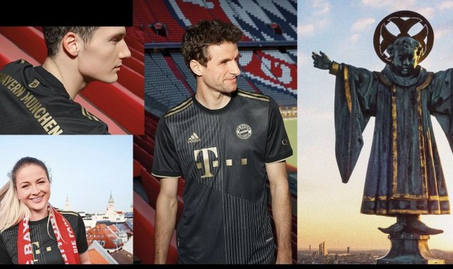 La camiseta visitante del Bayern Múnich 2021-2022