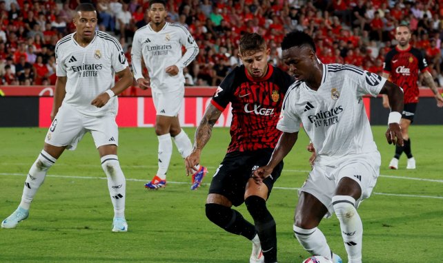 Vinícius con el Real Madrid