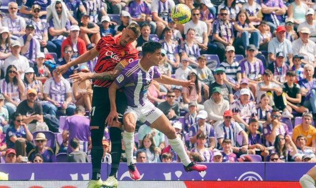 Lucas Rosa con el Real Valladolid