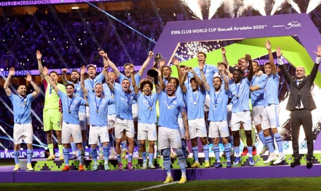 El Manchester City celebra