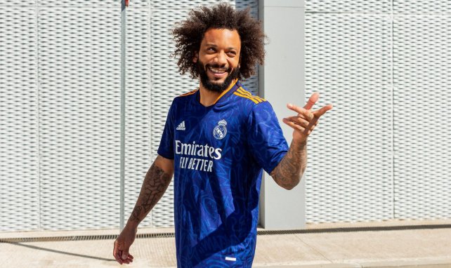 Marcelo con la camiseta del Real Madrid