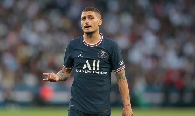 Marco Verratti con el PSG