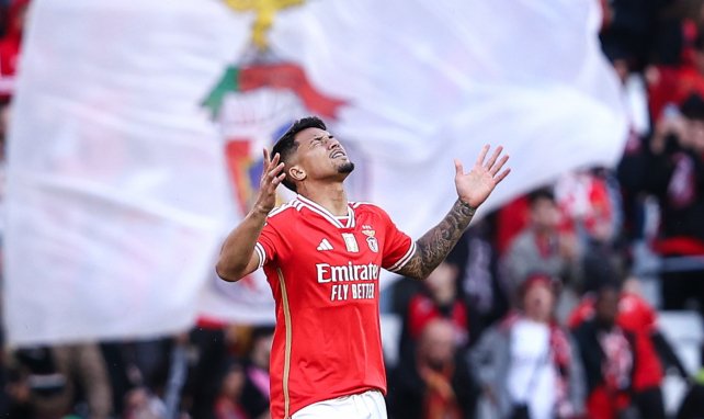 Marcos Leonardo con el Benfica