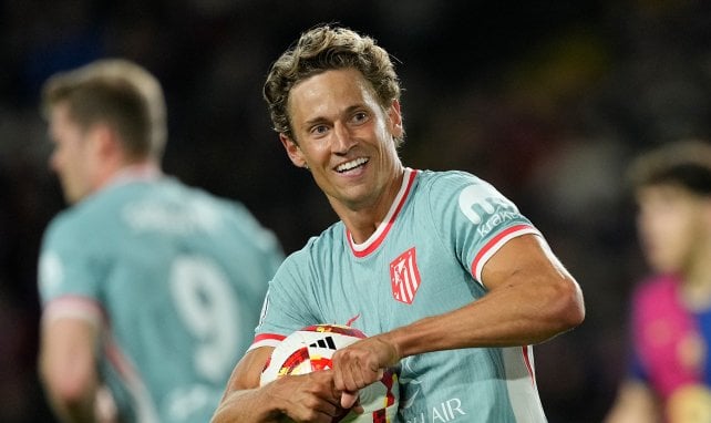 Marcos Llorente con el Atlético de Madrid