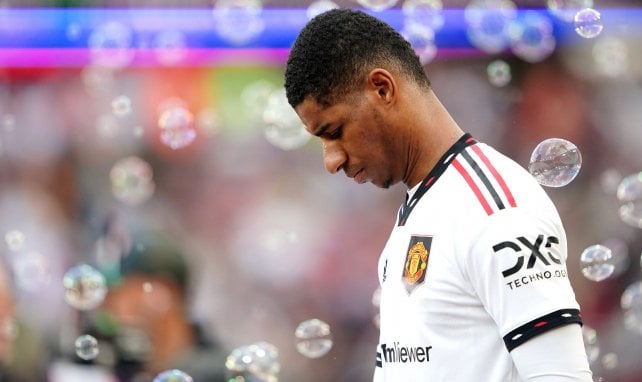 Marcus Rashford con el MU