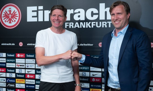 Markus Krösche y Oliver Glasner, líderes del Eintracht de Frankfurt