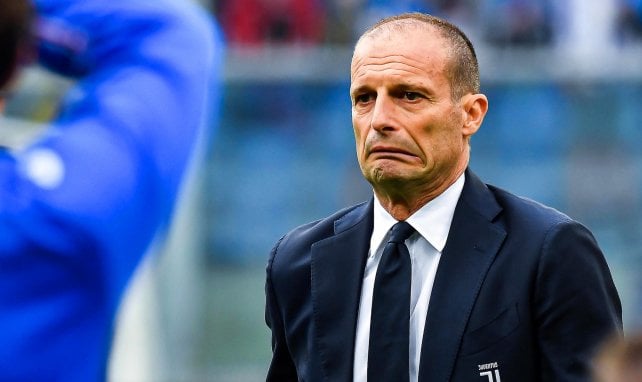 Massimiliano Allegri con la Juventus