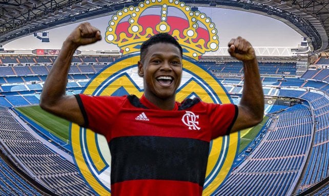 Matheus França, con la elástica del Flamengo