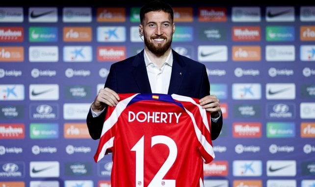 Matt Doherty ha sido presentado con el Atlético de Madrid