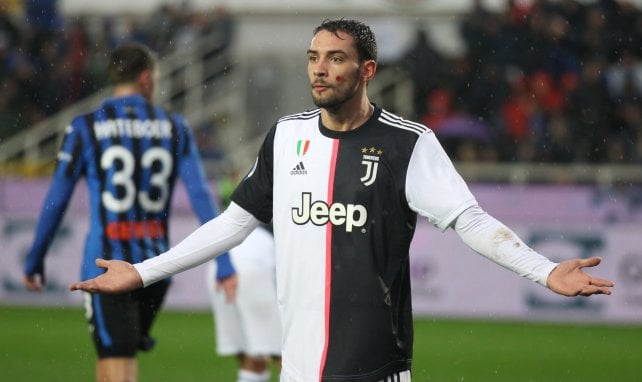 Mattia De Sciglio, durante un partido con la Juventus de Turín