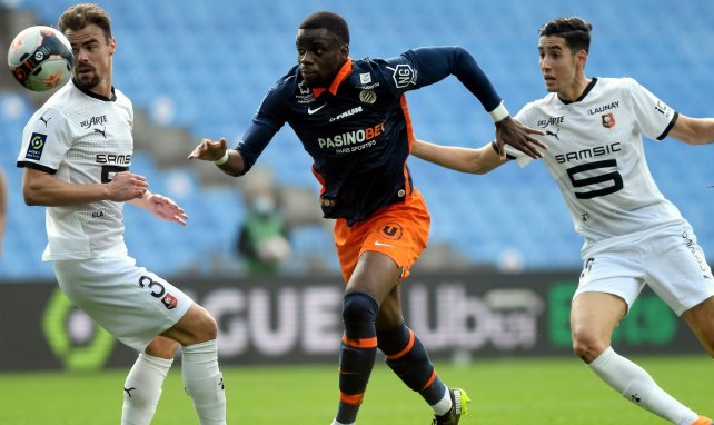 Stephy Mavididi con el Montpellier