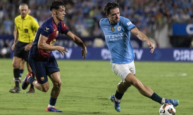 Jack Grealish con el Manchester City