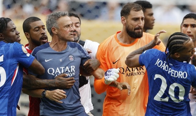 Luis Enrique y Donnarumma