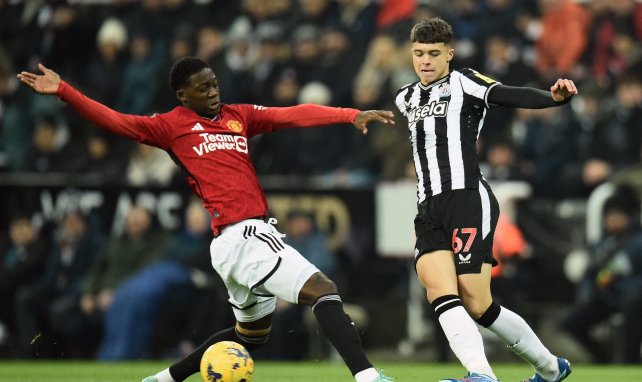 El Newcastle se ha medido con el Manchester United