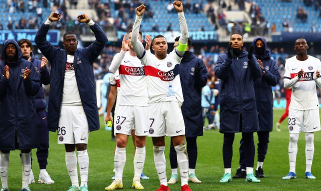 Kylian Mbappé con el PSG