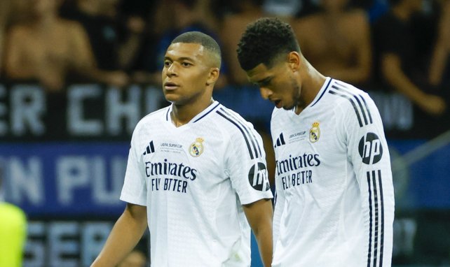 Jude Bellingham y Kylian Mbappé