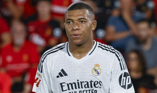 Kylian Mbappé con el Real Ma