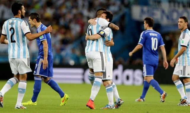 Argentina tardó poco en abrir el marcador
