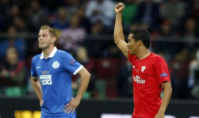 Carlos Bacca sumó dos goles en la final de la Europa League