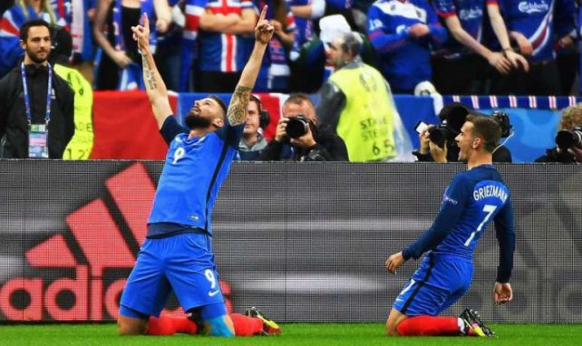 El ataque francés brilló ante Islandia