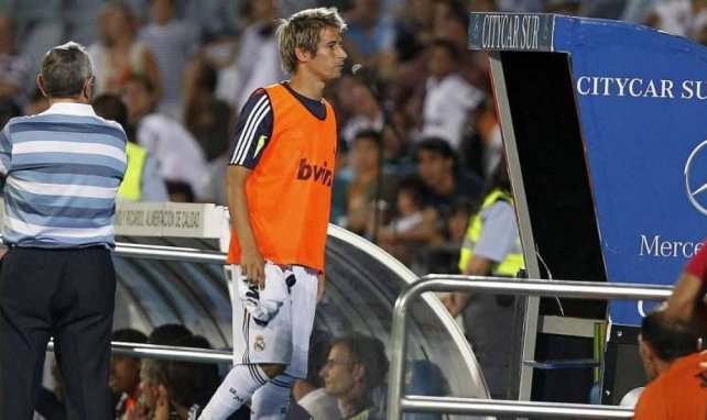 Fabio Coentrao sale del Real Madrid