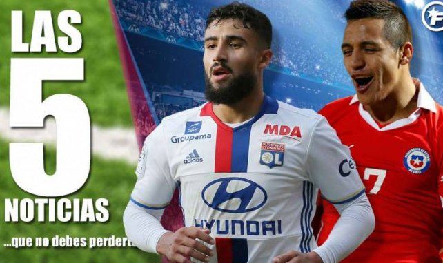 Fekir y Alexis Sánchez han sido protagonistas hoy