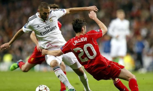 Karim Benzema brilló ante el Liverpool