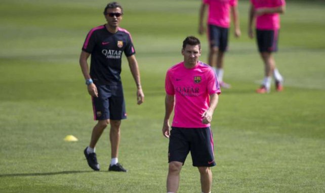 Luis Enrique y Leo Messi han aparcado sus diferencias