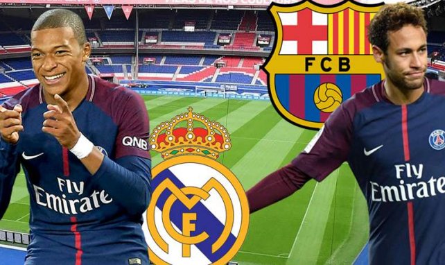 Mbappé y Neymar, los deseados por Madrid y Barça